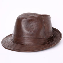 Load image into Gallery viewer, Men's And Women's Cowhide Hats With Big Eaves On The Street +