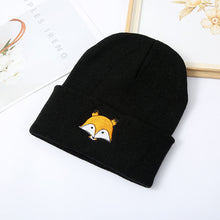 Load image into Gallery viewer, Men And Women Fashion Versatile Fox Embroidery Knitted Hat +