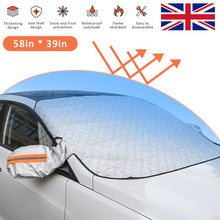 Load image into Gallery viewer, Universal Car Windshield Snow Cover Magnetic Winter Ice Frost Guard Protector +