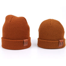 Load image into Gallery viewer, Baby knitted hat Adult and Infant Unisex Winter Hat +