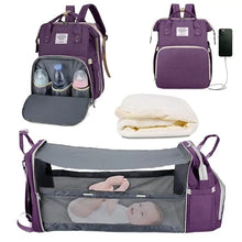 Load image into Gallery viewer, Portable Baby Bed Foldable Baby Backpack +