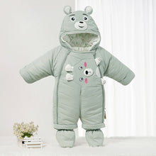 Load image into Gallery viewer, Newborn Baby Down One-piece Cotton Clothes +