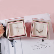 Load image into Gallery viewer, Acrylic Ring Box Valentine's Day Proposal Confession Women's Jewelry Box +