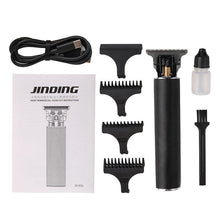 Load image into Gallery viewer, Retro T9 oil Head Electric Clipper Rechargeable Hair Clipper +