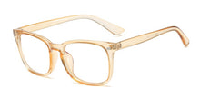 Load image into Gallery viewer, Retro Color-changing Mens Anti-blue Light Glasses Square Frame +