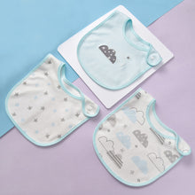 Load image into Gallery viewer, Simple Cartoon Printed Cotton Waterproof Baby Bib +