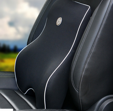 Load image into Gallery viewer, Car Cotton Lumbar Pillow Suit Back Pad Waist Slow Rebound Car Interior Seat +