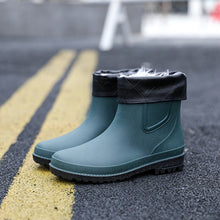 Load image into Gallery viewer, Short Tube Water Shoes Men Rain Boots Autumn And Winter +