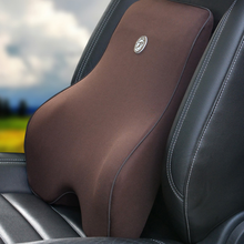 Load image into Gallery viewer, Car Cotton Lumbar Pillow Suit Back Pad Waist Slow Rebound Car Interior Seat +