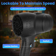 Load image into Gallery viewer, 130000RPM Mini Cordless Leaf Blower Jet Blower Battery Operated Blower With 2x 3Ah Batteries For Leaf Snow Dust Water Blowing +