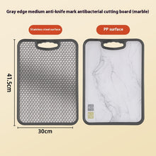 Load image into Gallery viewer, Antibacterial Cutting Board 304 Stainless Steel Chopping Board Kitchen +
