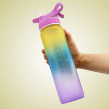 Load image into Gallery viewer, Water Bottle Scrub Bounce Cover Straw Space Cup Sports Water Bottle With Spray Function +
