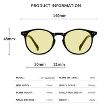 Load image into Gallery viewer, Fashion Good-looking Face Slimming Orange Yellow Anti-blue Light UV Glasses +