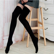 Load image into Gallery viewer, Long Stockings Velvet High Tube Student Princess Socks Dance Socks Over The Knee Thigh Lengthening +