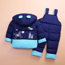 Load image into Gallery viewer, Casual Children Thick Down Jacket Suit +