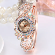 Load image into Gallery viewer, Four-leaf Clover Diamond Bracelet Watch +