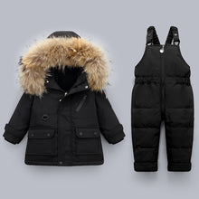 Load image into Gallery viewer, Winter Baby Boy's Down Jacket Suit Two Piece Jumpsuit +