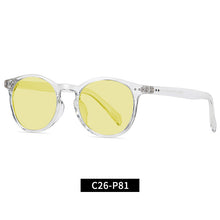 Load image into Gallery viewer, Fashion Good-looking Face Slimming Orange Yellow Anti-blue Light UV Glasses +