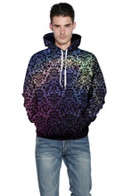 Load image into Gallery viewer, Purple Mandala Hoodie Pullover +