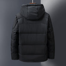 Load image into Gallery viewer, Outdoor Windproof Hooded Jacket Leisure Sports Coat With Pockets Warm Mens Clothing +