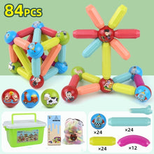 Load image into Gallery viewer, Big Size DIY Magnetic Construction Set Early Learning Constructor Variety Magnetic Rod Building Blocks For Children Toys Gift +