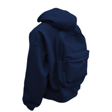 Load image into Gallery viewer, Backpack Men's Loose Sports And Leisure Hooded Zipper Sweatshirt +