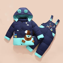 Load image into Gallery viewer, Casual Children Thick Down Jacket Suit +