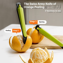 Load image into Gallery viewer, Orange-peeling Device Multifunctional Household Folding Scaling Knife +
