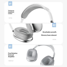 Load image into Gallery viewer, Wireless Noise-canceling Bluetooth Over-ear Headphones +