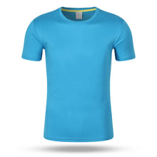 Load image into Gallery viewer, Outdoor Round Neck Solid Color Group Clothes Advertising Shirt Short Sleeve T-shirt +