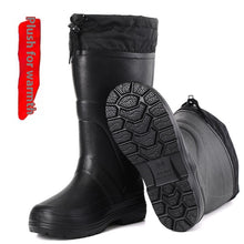 Load image into Gallery viewer, Men's Lightweight Labor Protection Pure Long Rain Boots +