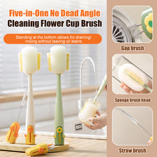 Load image into Gallery viewer, Multi-purpose Five-in-one Cup Washing Device Household Multifunctional Cup Brush Water Cup Insulation Cup Brush Milk Bottle Kitchen Gadgets +