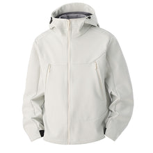 Load image into Gallery viewer, Soft Shell Men's Windproof Waterproof Outdoor Hoodie Shell Jacket +