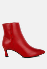 Load image into Gallery viewer, Migelo Faux Leather Ankle Boots