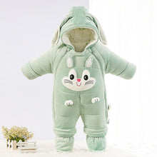 Load image into Gallery viewer, Newborn Baby Down One-piece Cotton Clothes +