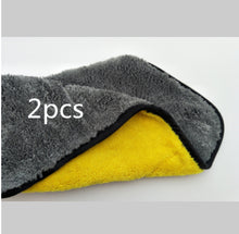 Load image into Gallery viewer, Microfiber Car Wash Towel Absorbent Car Supplies Cleaning Cloth +