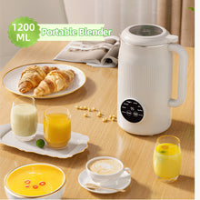 Load image into Gallery viewer, 110V-220V 1200ml Soybean Milk Machine Multifunction Juicer Portable Blender Automatic Heat Home Soy Milk Maker Kitchen Gadgets +