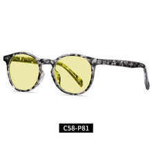 Load image into Gallery viewer, Fashion Good-looking Face Slimming Orange Yellow Anti-blue Light UV Glasses +