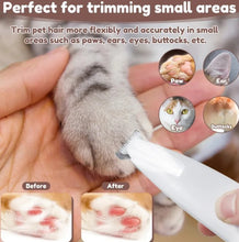 Load image into Gallery viewer, Pets Paw Trimmer LED Light Hair Clipper Set +