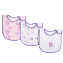 Load image into Gallery viewer, Simple Cartoon Printed Cotton Waterproof Baby Bib +