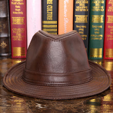 Load image into Gallery viewer, Men's And Women's Cowhide Hats With Big Eaves On The Street +