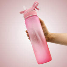 Load image into Gallery viewer, Water Bottle Scrub Bounce Cover Straw Space Cup Sports Water Bottle With Spray Function +