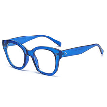 Load image into Gallery viewer, Large Square Anti-Blue Light Glasses Full Frame Retro Fashion +