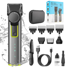 Load image into Gallery viewer, Men's Household Professional Hair Clipper Four-in-one Multifunctional Electric Hair Clipper +