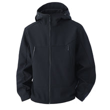 Load image into Gallery viewer, Soft Shell Men's Windproof Waterproof Outdoor Hoodie Shell Jacket +