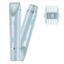 Load image into Gallery viewer, 2 In 1 Hair Remover Women's Double Head Shaver Private Hair Trimmer Electric Razor Wet Dry Electric Body Hair +