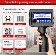 Load image into Gallery viewer, Digital Intelligent Automatic Handheld Code-spraying Labelling Machine +