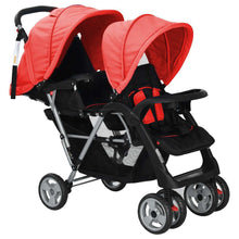 Load image into Gallery viewer, Tandem stroller Front and Back Two-seat Stroller Baby Double Strollers +