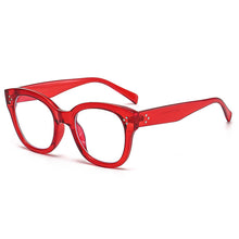 Load image into Gallery viewer, Large Square Anti-Blue Light Glasses Full Frame Retro Fashion +