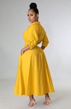 Load image into Gallery viewer, Casual Long Sleeve Plus Size Women's Shirt Dress +